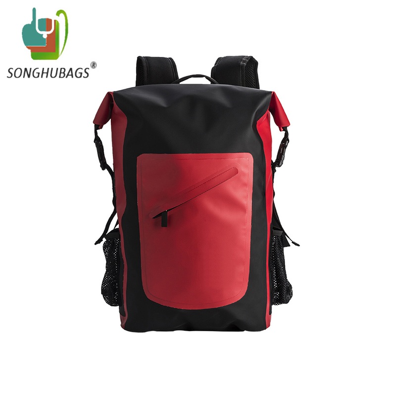 Unisex Human Man New Fashion PVC Tarpaulin Red School Outdoor Sports Travel Hunting Hiking Waterproof Dry Backpack Shoulder Bag – Waterproof Bag and Bag price
