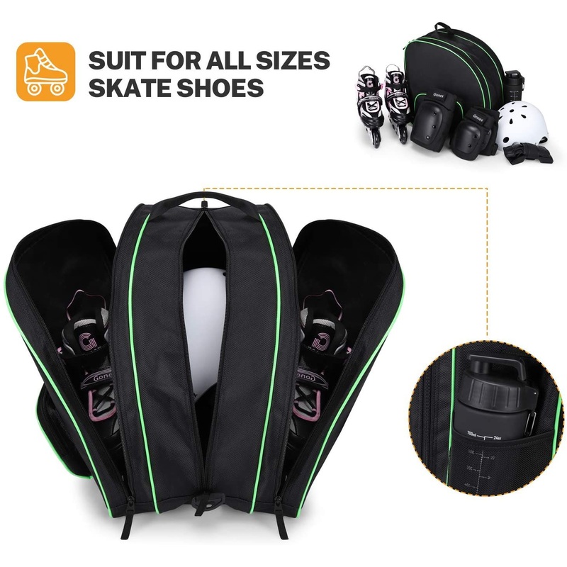 Upgraded Skate Bag for Inline Skates Roller Skates – Skate Bag and Bag for Roller Skate price