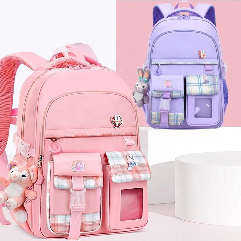Wholesale Waterproof Children Mochilas Cute Junior Student Backpack Girls Bags Princess Schoolbags – Princess Schoolbags and Junior Student Backpack price