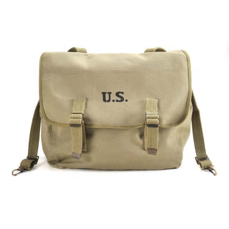 Ww2 M1936 Musette Bag Backpack Wwii Us Tactical Style Haversack with Shoulder Strap Khaki Canvas – Ww2 Canvas Bag and Musette Bag price