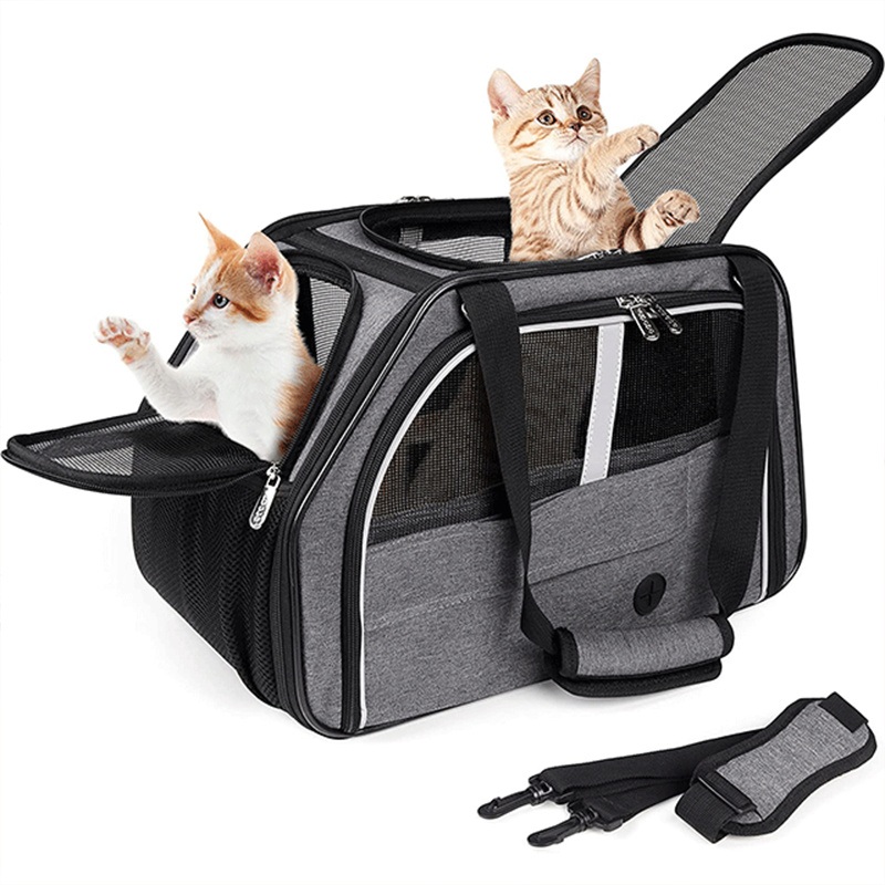 Airline Approved Cat Dog Travel Foldable Soft Small Cat Carrier Bag – Shoulder Bag and Custom Bag price