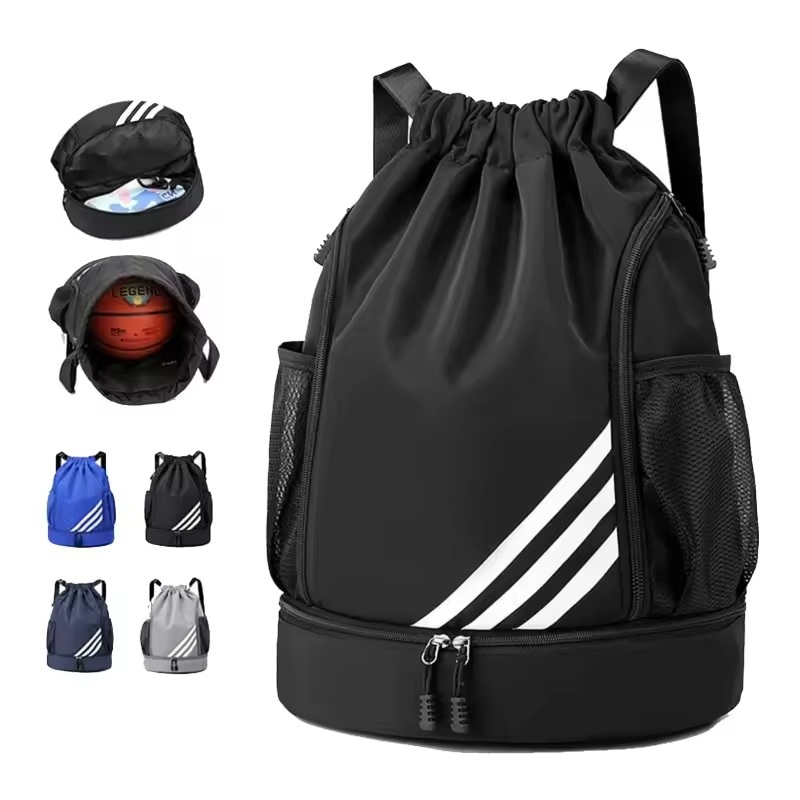 Casual Sports Fitness Polyester Drawstring Backpack – Student Backpack and Portable Backpack price