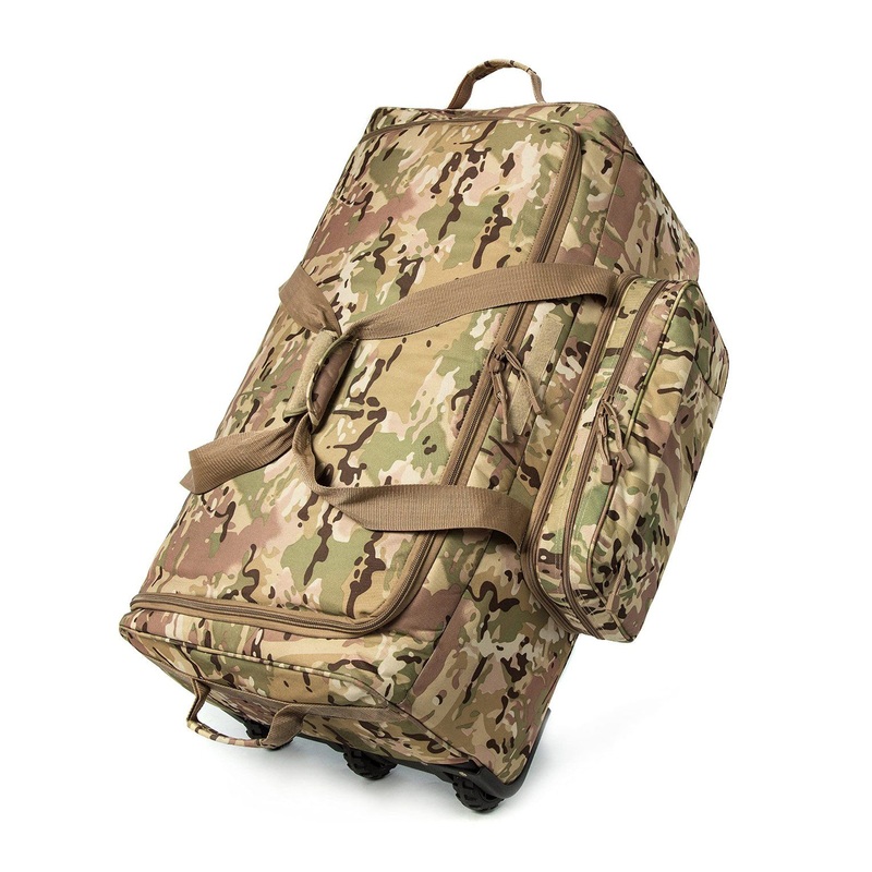 Detachable Oversized Wheeled Deployment Trolley Duffel Bag – Tactical Style Bag and Trekking Bag price