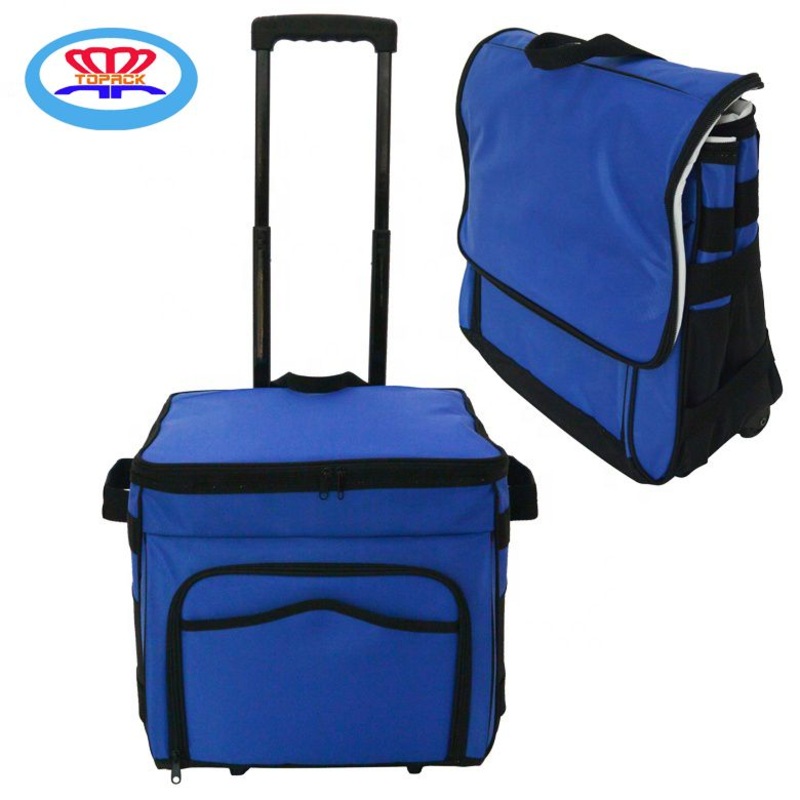 Foldable Nylon Trolley Cooler Bag – Bag and Trolley Cooler Bag price