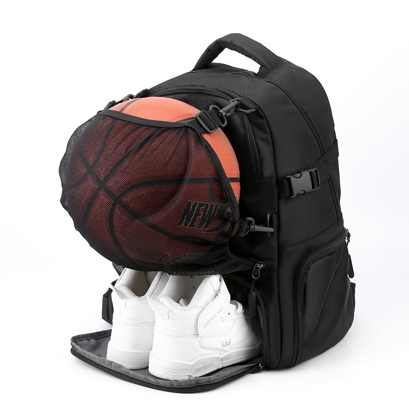Fuliya Student Training Sport Laptop Backpack Custom Black Basketball Backpack with Shoe Compartment – Backpack and Basketball Backpack price