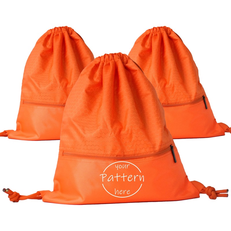 Custom Logo Drawstring Printed Polyester Sport Gym Bags Training Gymsack Polyester Waterproof Drawstring Bag with Logo – Factory Wholesale Custom Logo Cloth Bag and Polyester Fiber Drawstring Bag price