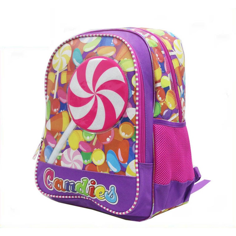 Distributor Lovely Candy Student Double Shoulder Kids Girls School Bag – School Bag and Girls School Bag price