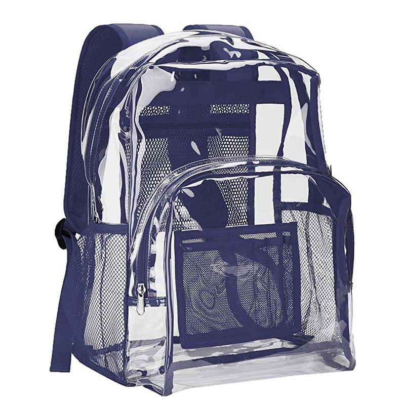 New PVC Students Adult Backpack Bag Transparent Casual PVC Backpack – PVC Bag and Promotional Bag price