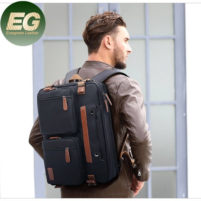 SA59 Travel Laptop Men Canvas Luxury Custom Backpacks Logo Bussiness Briefcase Polyester Computer Customize Nylon Fashion Convertible Backpack Messenger Bag – Convertible Backpack Messenger Bag and Bussiness Briefcase price
