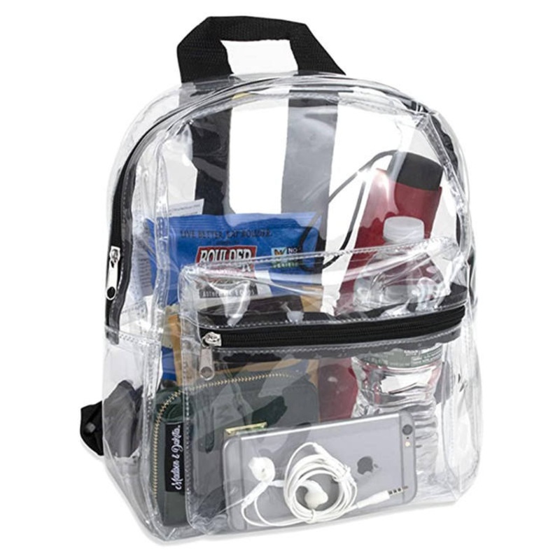 Transparent Backpack Custom Waterproof PVC Clear Teen Schoo Childrenbackpacks Bag – Transparent Backpack and PVC Summer School Bag Clear price