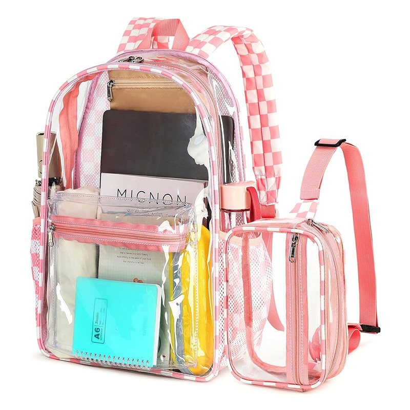 Wholesale Custom Transparent PVC Clear School Backpack Bags – Shoulder Bag and Custom Bag price