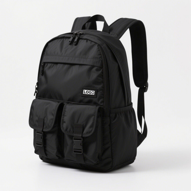 Cost-Effective Black Student Backpack Manufacturer for OEM – Black Multifunctional Backpack and Customizable Student Bag price