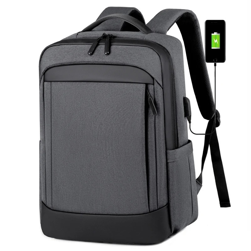 Custom Design Office Laptop Backpack Waterproof Water Resistant Oxford Material Computer Bag with USB – Laptop Backpack and Backpack with USB Charging price