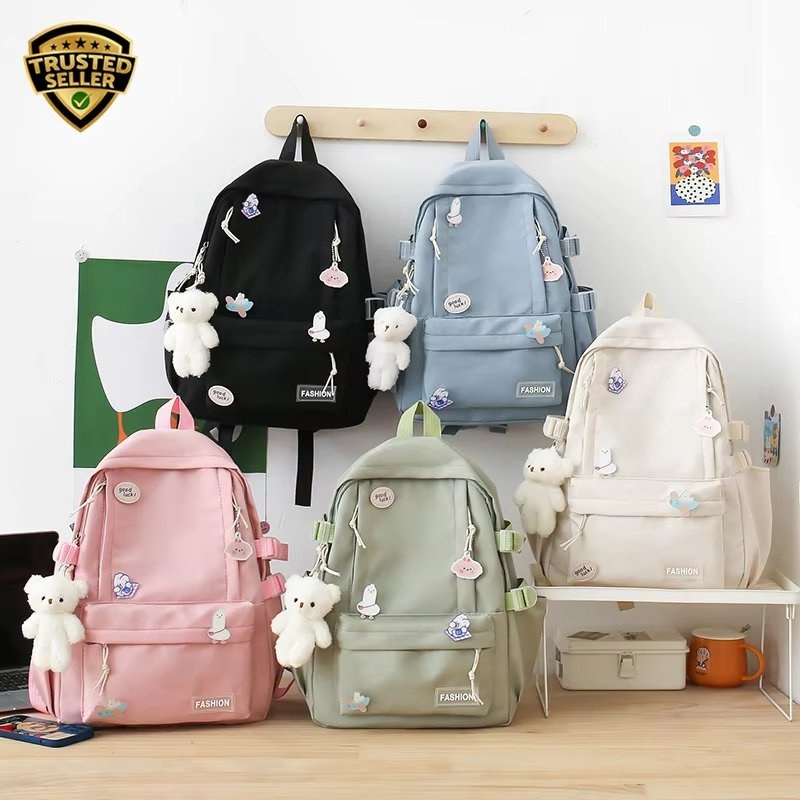 Fashion Inner Pocket Flexible Sports Bag for Kids Backpack School Student Custom Logo Style Campus Waterproof Nylon University Bags for Girls – Bag for Girls and Sports Bag for Kid price