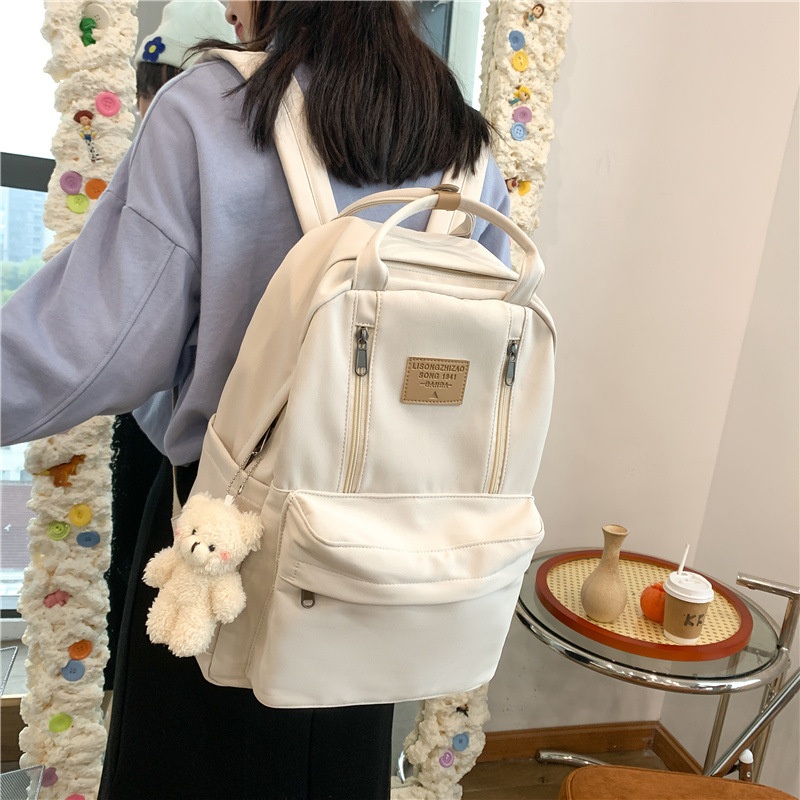 Japanese Cute Girl Backpack Korean Edition Harajuku Large Capacity Student Leisure Versatile Travel Bag – Student Backpack and Backpack price
