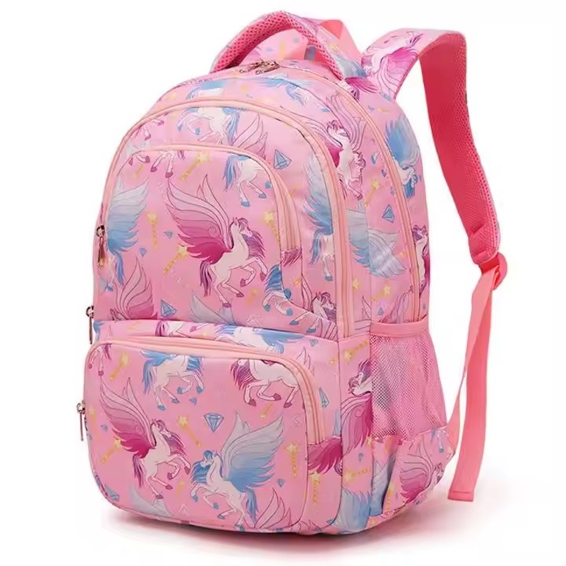 New Design Cute Cartoon Pegasus Custom Printed Girls Backpack School Backpack – School Backpack and Cartoon Backpack price