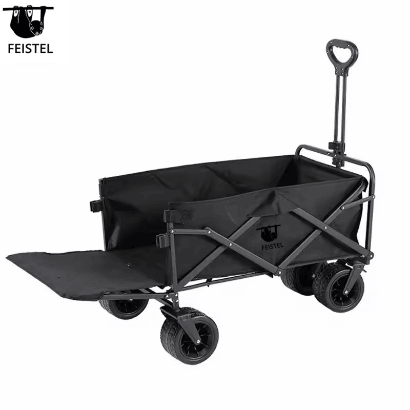 Camping Shopping Sports Heavy Duty Foldable Camping Wagon Utility Cart Wagon – Folded Wagon Cart and Outdoor Wagon Cart price