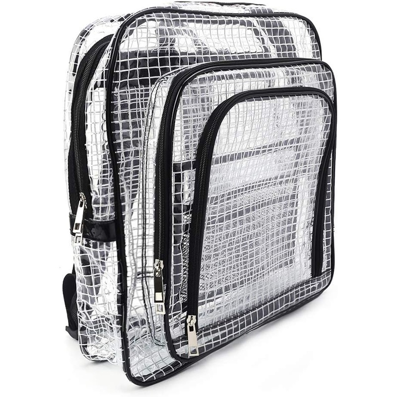 Unisex Anti-Static Clear Backpack Travel Shoulder Bags PVC Rucksack Engineer Too – Backpack Bag and Clear PVC Bag price