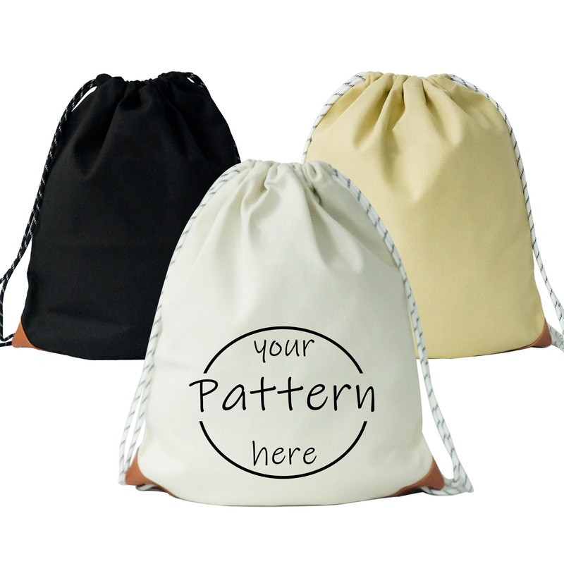 Wholesale Custom Cloth Bag Natural Cotton Drawstring Bag Promotion Drawstring Canvas Cotton Drawstring Bag for Gift Free Giving Factory Direct Sales Bag – Drawstring Bag and Sports Bag price
