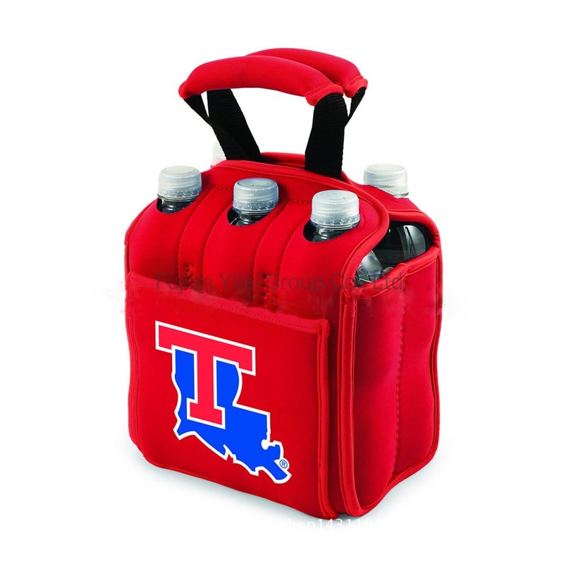Custom Neoprene World Promotional Hand Carry Foldable 6 Pack Beer Bottle Cup Holder Bag – Cooler Bag and Wine Bag price