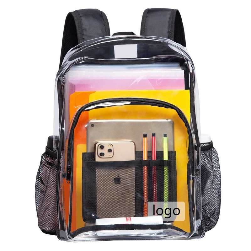 Custom School Outdoor Waterproof Clear Transparent PVC Backpack Clear Backpack – Backpack and School Backpack price