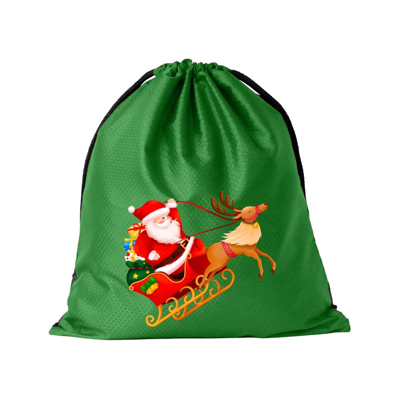 Custom Polyester Sports Backpack Christmas Drawstring Bag Durable Water-Resistant Ideal Promotional Bag for Festive Seasons – Drawstring Bag and Christmas Bag price