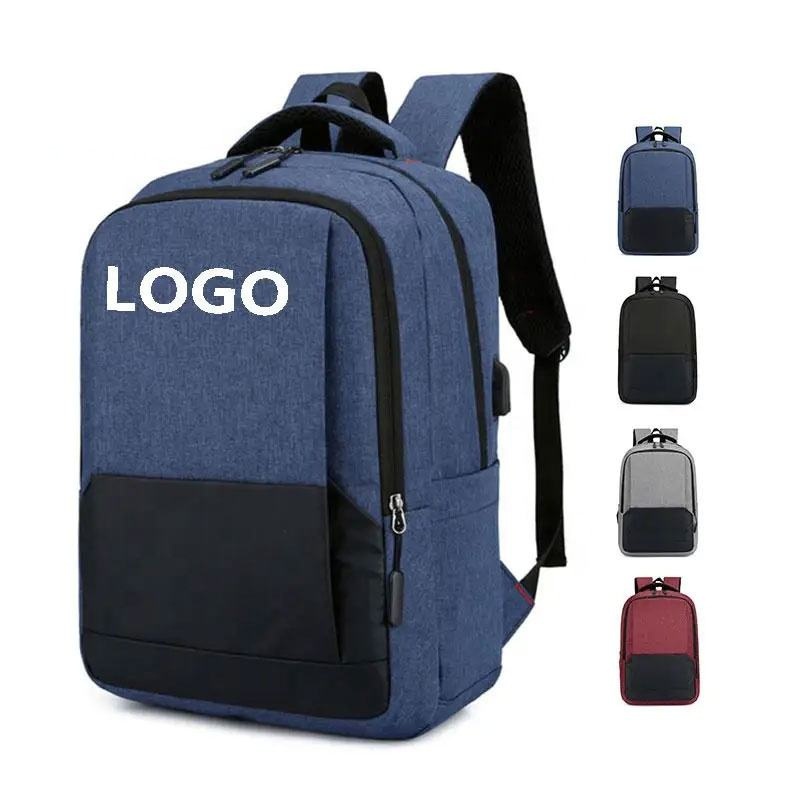 Men Woman Travelling USB Recharging 15.6 Inches Backbag Business Waterproof Laptop Backpack with USB – School Backpack and Laptop Backpack price