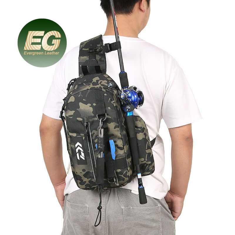 SA75 Waist Travel Storage Bag Climbing Fish Custom Funny Pack for Men Sport Tactical Cross Nylon Chest Sling Small Fishing Bag – Travel Storage Bag and Chest Sling Bag price