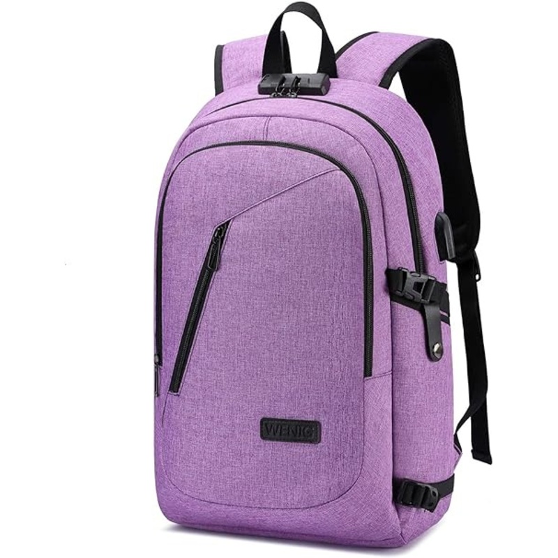Travel Laptop Backpack Anti Theft Business Slim Backpack with USB Charging Port Lock Durable Water Resistant Work Computer Bag for Woman College Bookbags – Womens Backpacks and Laptop Bag price
