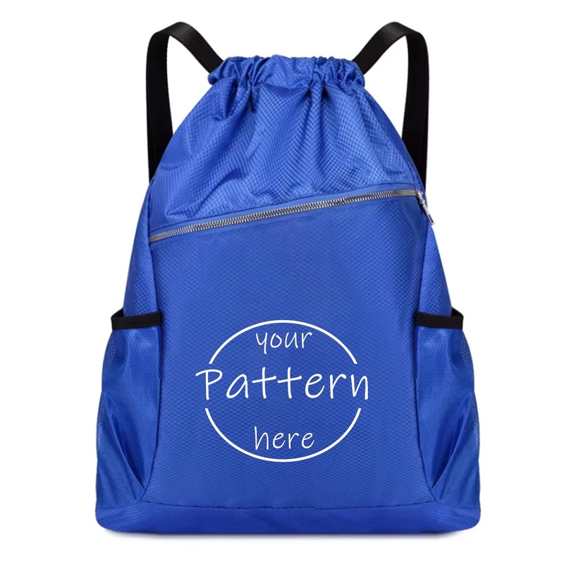 Wholesale Custom Logo Polyester Nylon Drawstring Backpack Bulk Hiking Sport Gym Yoga Stringpromotional Bags – Drawstring Bag and Sports Bag price