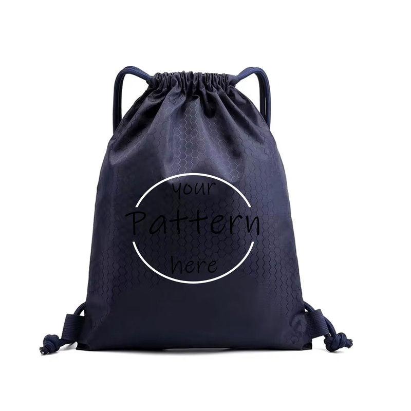 Factory Custom Logo Sports Backpack 190t Polyester Drawstring Bag Printing Draw String Bag for Promotional – Drawstring Bag and Sports Bag price