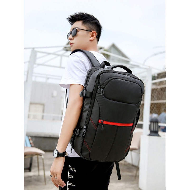 Hot-Selling Fashion Travel Business Large-Capacity USB Rechargeable Waterproof Backpack – Polyester School Backpack and Laptop Backpack price