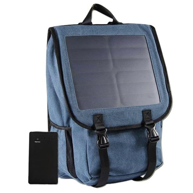 New Arrival Bag with Solar Panel Charger for Smart Phone Student Canvas Backpack – New Arrival Bag and Student Canvas Backpack price