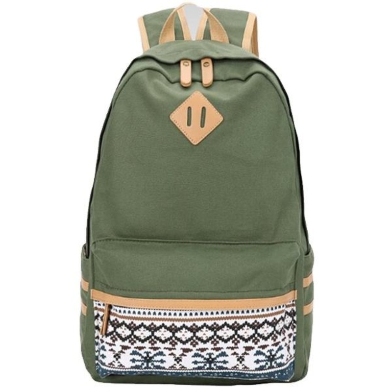 New Fashion Lady Canvas Bag Durable Daypack Travel Recycled School Backpack – Recycled School Backpack and Fashion Lady Canvas Bag price
