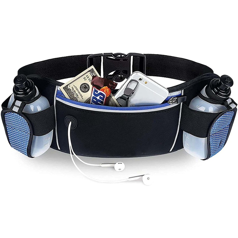 Running Belt Zipper Pockets Water Resistant Waist Bag Running Bag – Running Belt and Waist Bag price