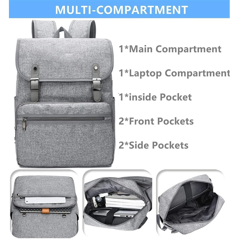 Business Computer Backpack College School Bookbag Travel Laptop Backpack – Bag and Rucksack price