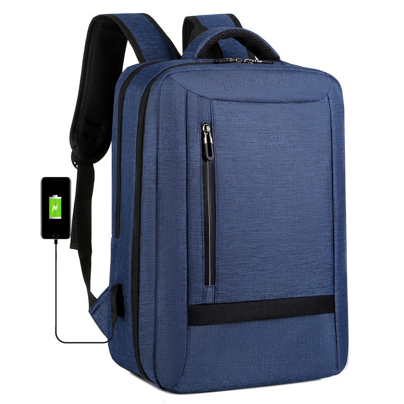 Custom Laptop Backpack Waterproof Business Travel Bag USB Charging for Men – College Backpack and Custom Business Bag price