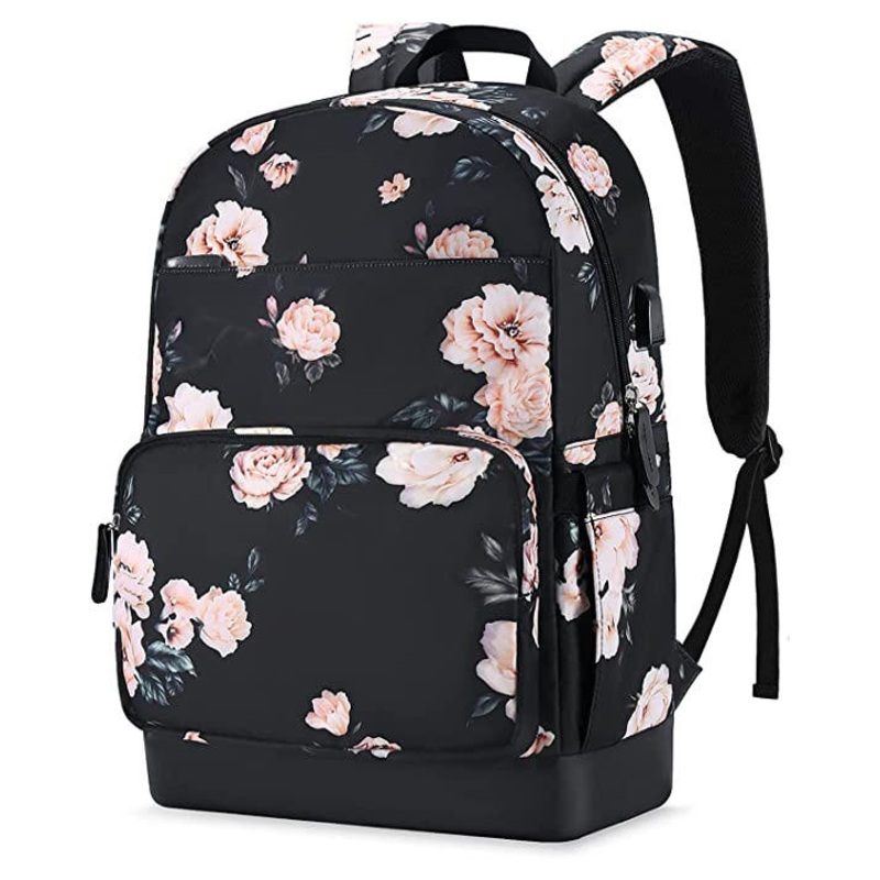 Customized Anti-Theft Stylish Casual Students Shockproof Waterproof College Laptop USB Charging Port Backpack Women Girls – School Backpack and Laptop Backpack price