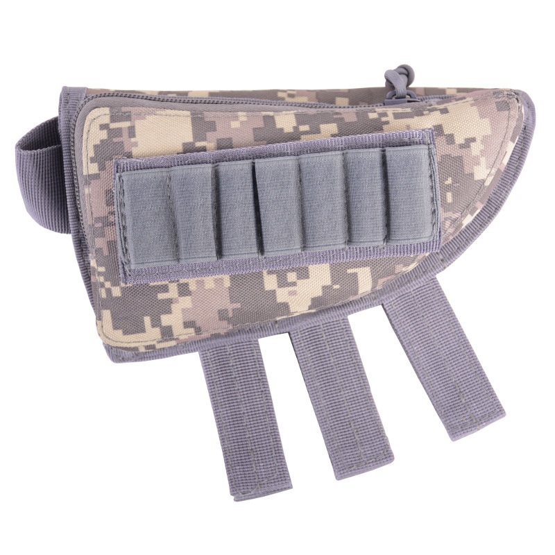 Double Layer 7+7 Confucius Magazine Bag Set Camouflage Outdoor Hunting Multifunctional Tactical Cheek Rest Cover Bullet Bag – Bullet Bag and Magazine Bag price