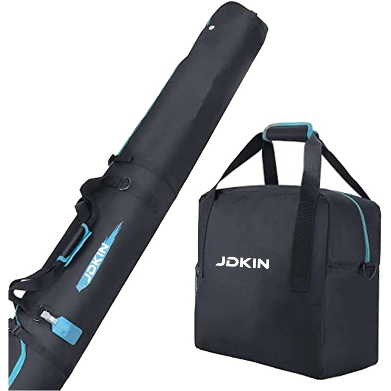 Double Ski Bag Boot Combo Air Travel Unpadded Snow Skate Store Waterproof – Boot Bag and Ski Bag price