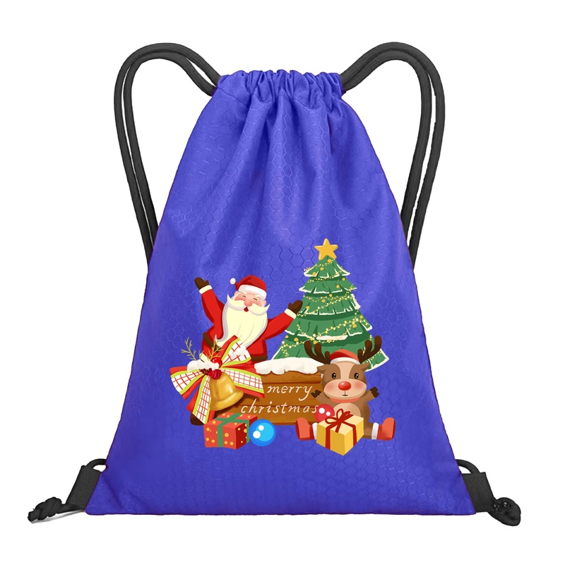 Eco-Conscious Polyester Drawstring Bag Customized Christmas Gift Packaging with Sona Package Printing Stylish Drawstring Bags – Drawstring Bag and Christmas Bag price