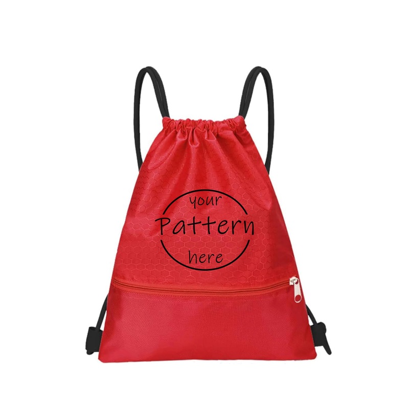 New Product Multi Colors Drawstring Football Grid Polyester Backpack Sport Bags with Inside and Outside Zipper Pockets Bag – Polyester Slazenger Backpack Bag<br />Sports Bag and Polyester Fiber Drawstring Bag price