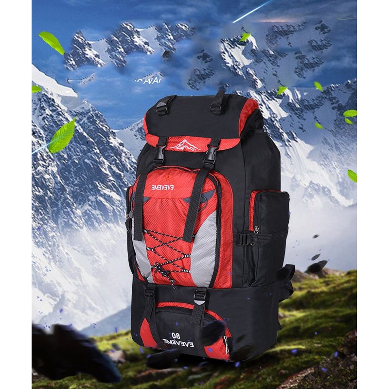 Outdoor Leisure Sports Backpack 80L Cycling Backpack Nylon Travel Mountaineering Bag – Soprt Backpack and Backpack price