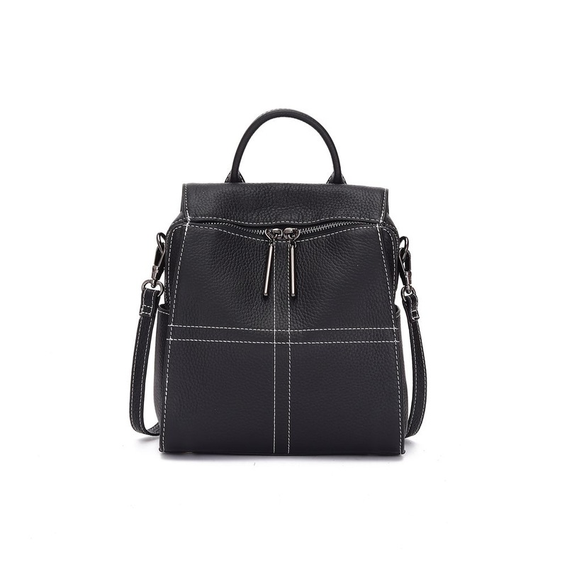 Women Shoulder Bags Backpack with Contrast Thread Details – Backpack and Women Backpack price