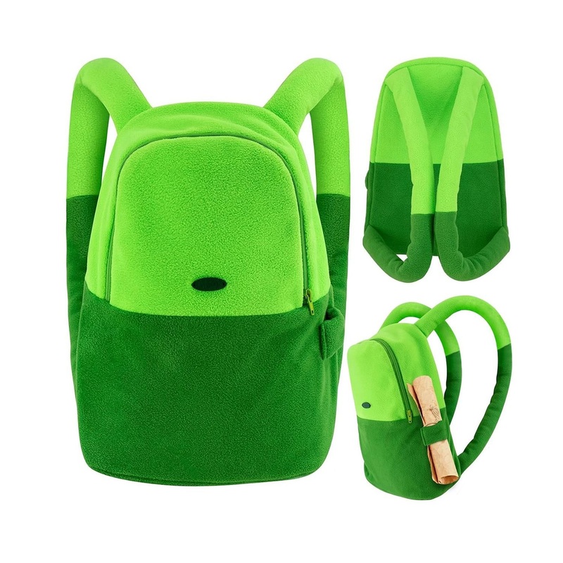Green Cosplay Backpack Prop for Halloween Costume Finn Bag Cartoon Kids Backpack – Kids Backpack and Costume Cosplay Backpack price