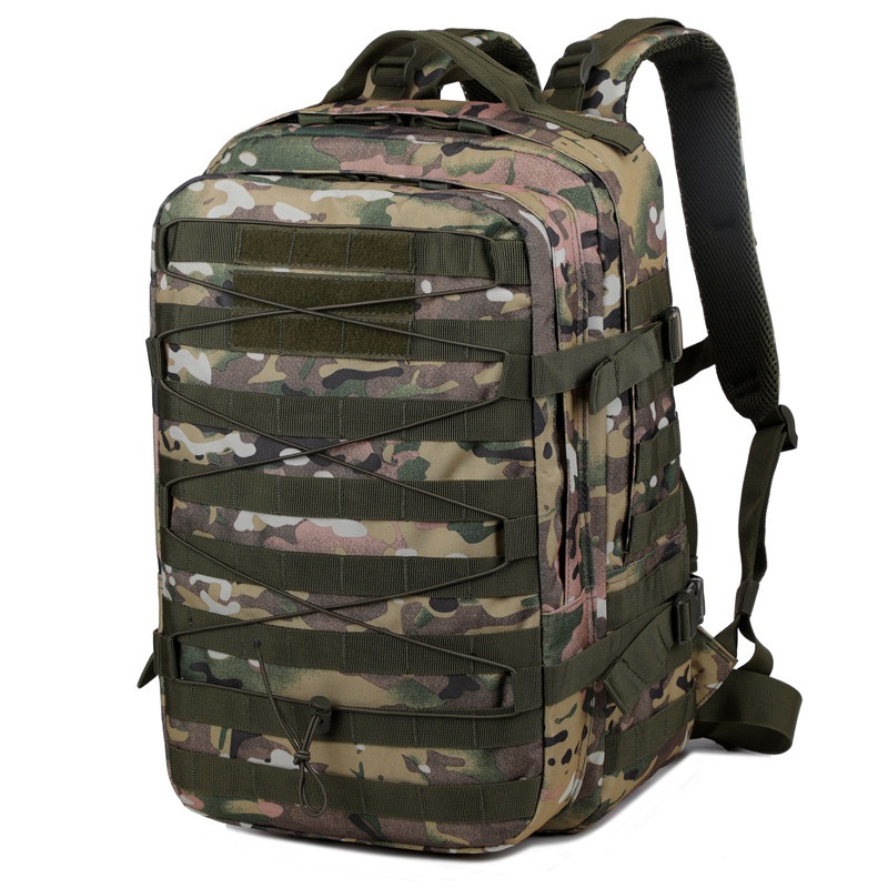 Outdoor Sports Mountaineering Backpack Large Capacity Wear-Resistant Travel Camouflage Backpack – Mountaineering Backpack and Waterproof Bag price