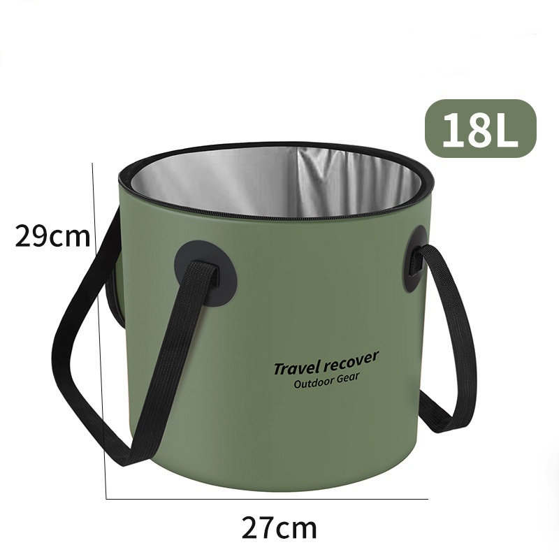PVC Waterproof Lightweight Foldable Outdoor Travelling Camping Folding Water Bucket – Travel Bag and Waterproof Bag price