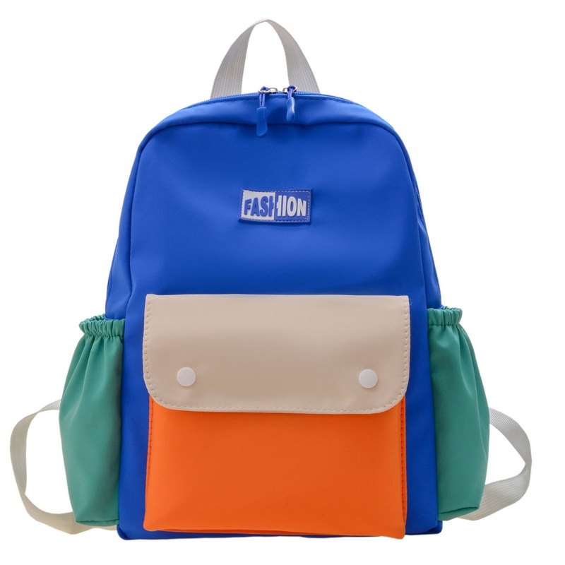 Childrens Backpack Japanese Minimalist Contrast Color Student Backpack Ins Trendy Men and Girls Niche Design Lightweight Backpack – Student Backpack and Backpack price