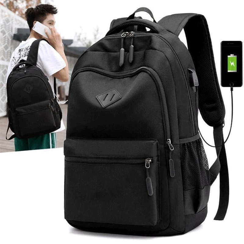 Custom New Design Back Pack Laptop USB Charger Multifunctional Bagpack Waterproof Travel Smart School Bag Backpack – School Backpack and Laptop Backpack price