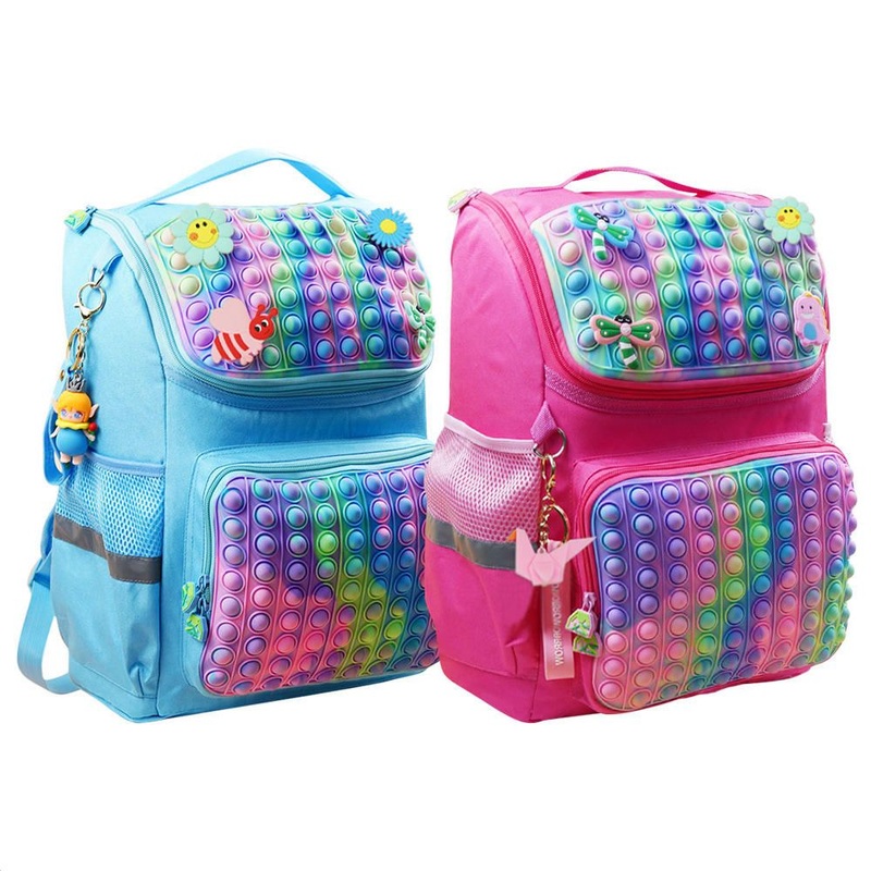 Fashion Silicone Extrusion Decompression Toy Childrens Schoolbag – School Backpack and Travel Backpack price